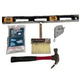 Mixed Tool Lot – 48" Level, Irwin Quick-Grip Clamp, 25