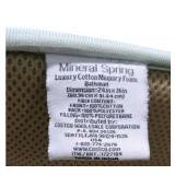 Mineral Spring Luxury Cotton Memory Foam Bathmat 24" x 36" Light Blue