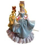 Disney Princess Table Lamp - Belle, Aurora & Cinderella Figurine Base, Tested Working