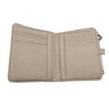 Lot - Safe Keeper Wallet And Coin Purse Small Pink White Tan Plaid Snap And Zip