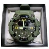 Invicta ACW1637-007 Activa Vextron X Green Light Dual Time Men’s Watch With Box