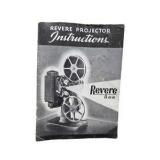 Estimated value $200-$300! Vintage Revere Eight 8mm Projector Model 85 With Case, Reels, Manuals & GE Projection Lamp