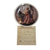 Norman Rockwell Edwin M. Knowles Collector Plate Lot With COAs & Boxes, 1979-1980