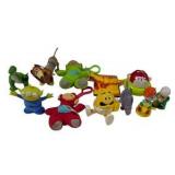 Mixed Character Toy Lot Teletubbies Toy Story Pokemon Moltres M&M’s & Fast Food Toys