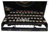 Estimated $200-$300 value! Vintage Remington 12 Manual Typewriter Black Antique Display Piece