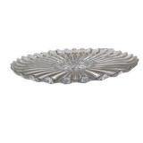 Christmas Cookie Trays & Holiday Table Mat Lot – Glass Serving Plates & Poinsettia Candle Design Mat