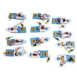 12 Midwest Importers Water Ski Boat Ornaments
