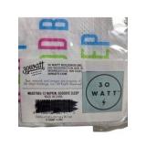 30 Watt Baby Shower Banner, Goodbye Sleep Napkins & Pet Sweep Dust Boot Lot