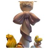 Disney Princess Table Lamp - Belle, Aurora & Cinderella Figurine Base, Tested Working
