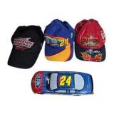 Jeff Gordon #24 NASCAR Lot - DuPont Remote Control Car & 3 Racing Hats
