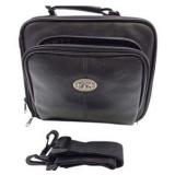 Sound FX Leather DVD Bag With Speakers - Untested