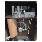Vintage Philco 40-180 Console Tube Radio Wood Cabinet
