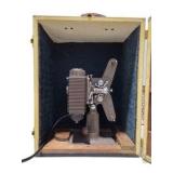 Estimated value $200-$300! Vintage Revere Eight 8mm Projector Model 85 With Case, Reels, Manuals & GE Projection Lamp