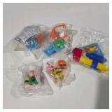 5 Sealed McDonald’s M&M’s & Character Fast Food Toy Lot