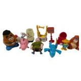Mixed Character Toy Lot Burger King Disney Toy Story Piggy Bank Dalmatian & Fast Food Toys