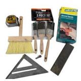 Mixed Tool Lot – 48" Level, Hammers, 25