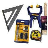Mixed Tool Lot – 48" Level, Irwin Quick-Grip Clamp, 25