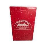 Christmas Village Nutcracker Cookie Jar Earthenware with Box & Santa Hat