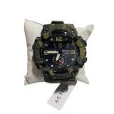 Activa ACW1637-004 Camo Dual Time Digital/Analog Watch – New In Box With Papers
