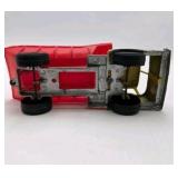 Vintage Hubley Kiddie Toy Diecast Metal Dump Truck & Ny-Lint Cattle Trailer