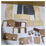Assorted Model Railroad Building Parts Lot – Barn, Houses, Roofs, Walls & Accessories