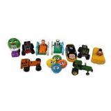 Mixed Fast Food Toy Vehicle Lot M&M’s Tonka John Deere Burger King & Mr. Potato Head