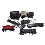 Vintage Model Train Transformer Controls & Rail Cars Lot – Marx, Lionel, American Flyer, Aurora