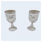 Mixed Crystal & Glass Stemware Lot - 10 Pieces, Flutes, Goblets, Martini & Cordial Glasses