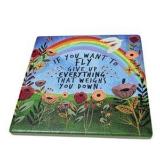 Gifts & Home Decor Lot – Cards, Signs, Earrings, Perfume Set, Artistic Accents Serving Utensils