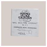 Dept. 56 Heritage Village “Village Express Van” & Mail Box / Fire Hydrant Accessories