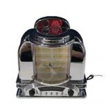 Working RMK Mini AM/FM Diner Radio Jukebox Style With Original Box