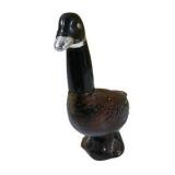 Canada Goose Figural Decanter / Decorative Bird Bottle