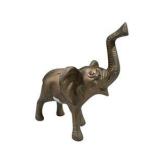 Brass Tone Elephant & Eagle Figurines, Made in India