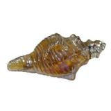 Decorative Glass Shell, Metal Ram/Goat Head Hook & Clear Glass Bunny Figurine Lot