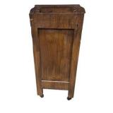 3-Piece Wood Furniture Lot – Matching Side Cabinets & Bench / Coffee Table