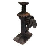 Estimated $400-$600 value! 4 Vintage Cast Iron Railroad/House Screw Jacks