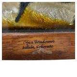 Open Windows Split Rock Lighthouse Framed Stained Glass Style Wall Art