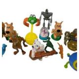 Mixed Small Character Toy Lot Scooby-Doo M&M’s Toy Story Iron Giant & Fast Food Figures