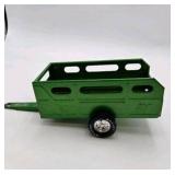 Vintage Hubley Kiddie Toy Diecast Metal Dump Truck & Ny-Lint Cattle Trailer