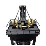 Estimated value $100 - $200! Large Model Train Lift Bridge / Drawbridge with Track, Towers & Brass Gear