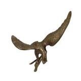 Brass Tone Elephant & Eagle Figurines, Made in India