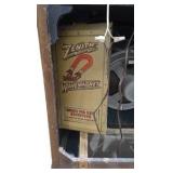 Vintage Zenith Console Tube Radio, Rotor Wave Magnet, Turns On, Needs Antenna