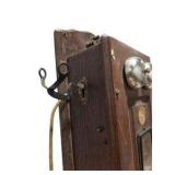 Estimated  $150-$250 value! Antique Monarch Telephone Mfg. Co. Wood Wall Telephone – Fort Dodge Iowa