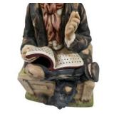 Distressed Clown Porcelain Figurine