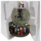 Disney 2000 Mickey Millennium Waterglobe Westland Giftware With Box