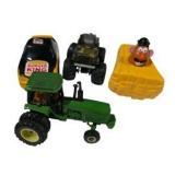Mixed Fast Food Toy Vehicle Lot M&M’s Tonka John Deere Burger King & Mr. Potato Head