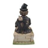 Distressed Clown Porcelain Figurine