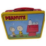Peanuts Metal Lunch Box & Limited Edition Planters Mr. Peanut Tin Lot