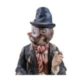 Distressed Clown Porcelain Figurine