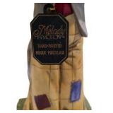 Melody In Motion Hand-Painted Bisque Porcelain Clown Violin Figurine